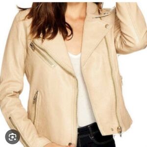 Blank NYC size M vegan leather moto jacket
